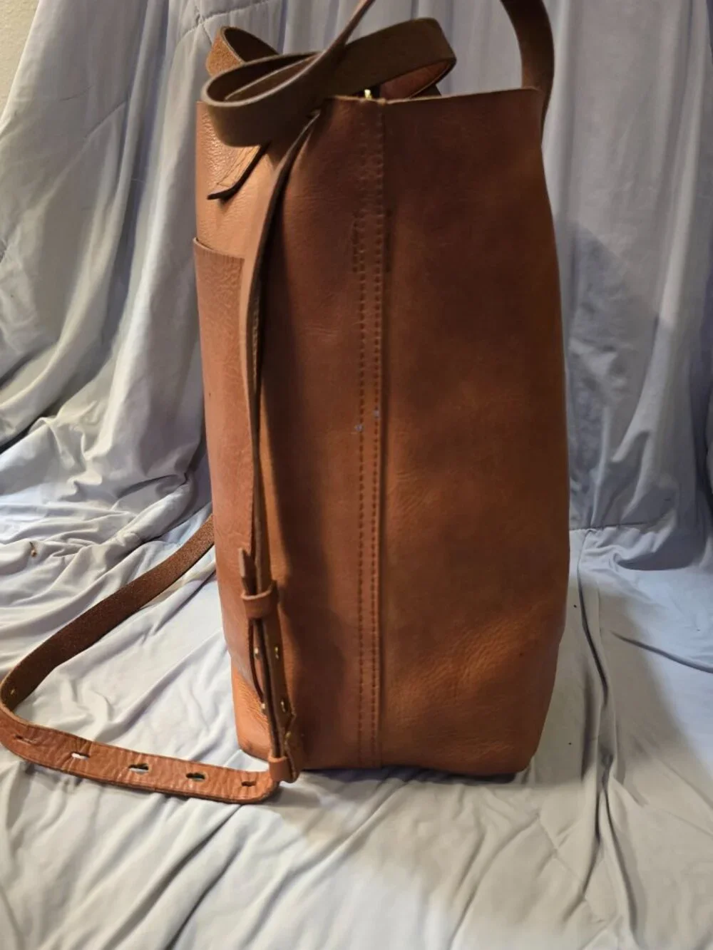Madewell The Medium Transport Leather Tote Bag - English Saddle